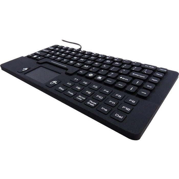 DSI WATERPROOF IP68 SILICONE MINI SIZE WIRED KEYBOARD WITH TOUCHPAD