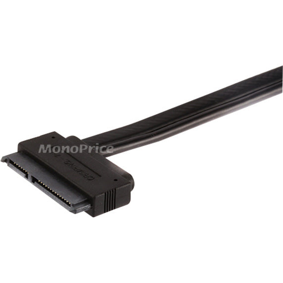 Monoprice 19inch eSATAp to SATA 22pin Cable - Black