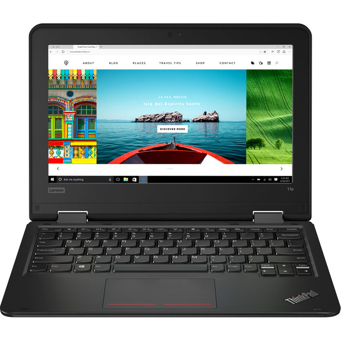Lenovo ThinkPad 11e 5th Gen 20LMS03T00 11.6" Touchscreen Netbook - 1366 x 768 - Intel Pentium Silver N5000 Quad-core (4 Core) 1.10 GHz - 8 GB Total RAM - 256 GB SSD - Graphite Black