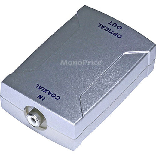 Monoprice Coaxial (RCA) to Optical Toslink Digital Audio Converter