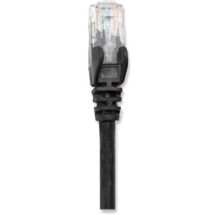 Intellinet Network Patch Cable, Cat5e, 2m, Black, CCA, U/UTP, PVC, RJ45, Gold Plated Contacts, Snagless, Booted, Lifetime Warranty, Polybag