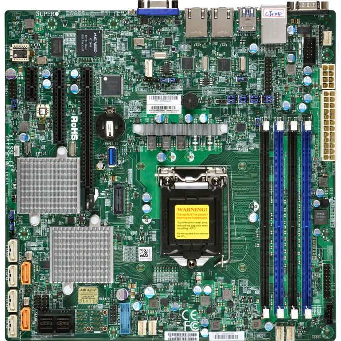 Supermicro X11SSL-CF Server Motherboard - Intel C236 Chipset - Socket H4 LGA-1151 - Micro ATX