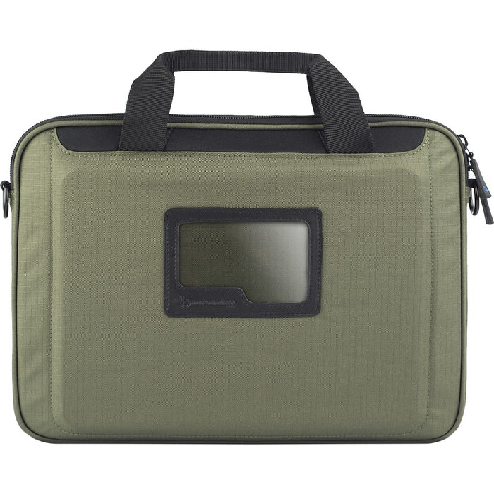 TechProducts360 Vault Carrying Case for 12" Notebook - Green