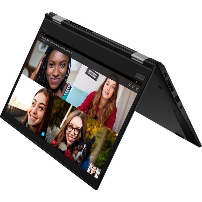 Lenovo ThinkPad X13 Yoga Gen 1 20SX0032US 13.3" Touchscreen 2 in 1 Notebook - 4K UHD - 3840 x 2160 - Intel Core i7 10th Gen i7-10610U Quad-core (4 Core) 1.80 GHz - 16 GB Total RAM - 512 GB SSD - Black
