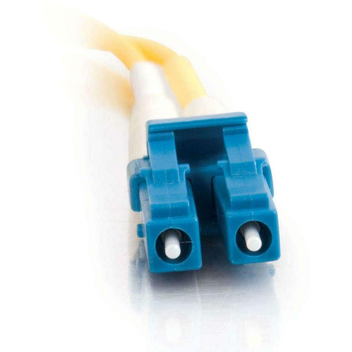 C2G-2m LC-LC 9/125 OS1 Duplex Singlemode PVC Fiber Optic Cable (LSZH) - Yellow