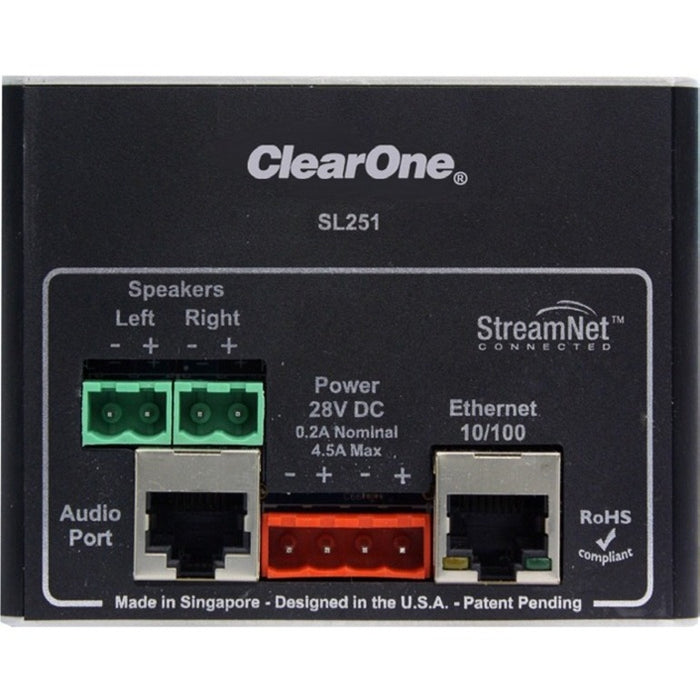 ClearOne SL251 IP Zone Controller/Amplifier