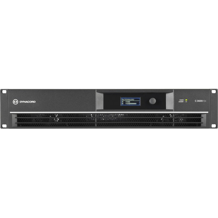 Dynacord C3600FDi Amplifier - 3600 W RMS - 2 Channel - Black