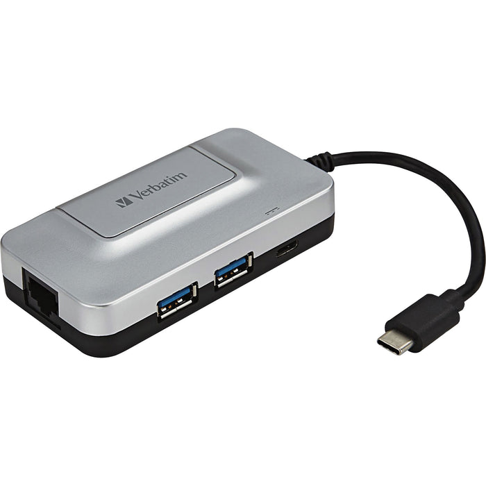 USB-C&trade; 3-Port Hub with Gigabit Ethernet and Power Delivery