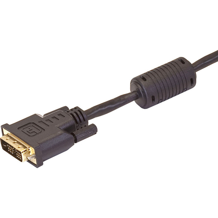 Monoprice 15ft 28AWG Standard HDMI to DVI Adapter Cable with Ferrite Cores, Black