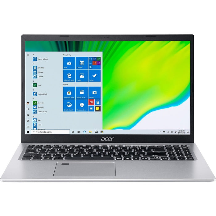 Acer Aspire 5 A515-56 A515-56-56DJ 15.6" Notebook - Full HD - 1920 x 1080 - Intel Core i5 11th Gen i5-1135G7 Quad-core (4 Core) 2.40 GHz - 8 GB Total RAM - 512 GB SSD - Pure Silver