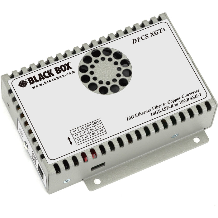 Black Box 10-Gb (10-Gbps) MED CONV 10-Gbps COP to 10-Gbps Fiber SFP+