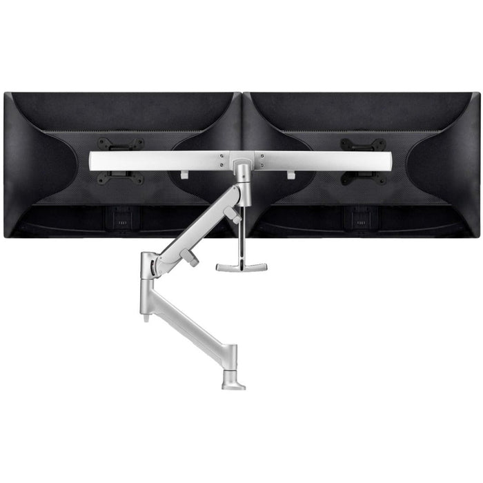 Atdec dual (rail) dynamic monitor arm desk mount - Flat and Curved up to 27in up to 15lb - VESA 75x75, 100x100
