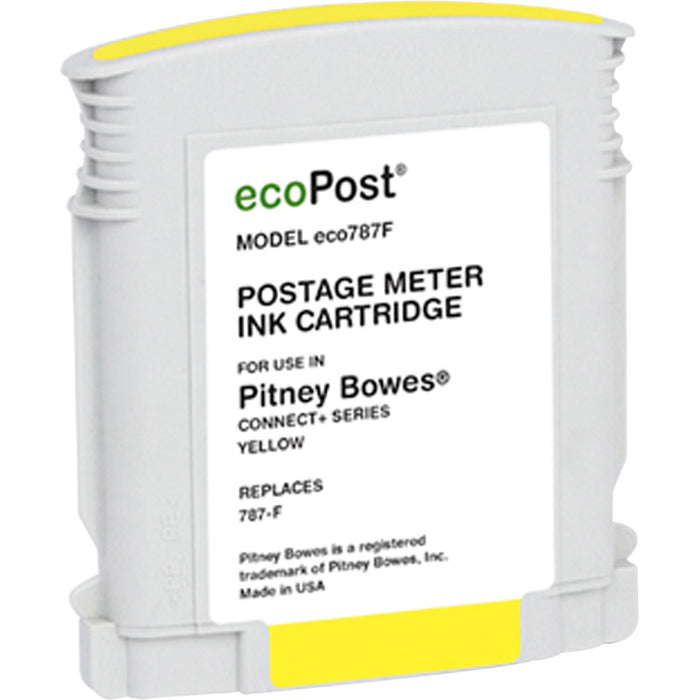 Clover Technologies Remanufactured Ink Cartridge - Alternative for Pitney Bowes - Yellow