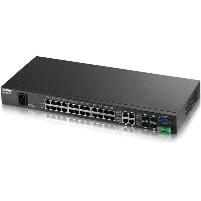 ZYXEL 24-Port FE L2 Switch with Four GbE Combo Ports
