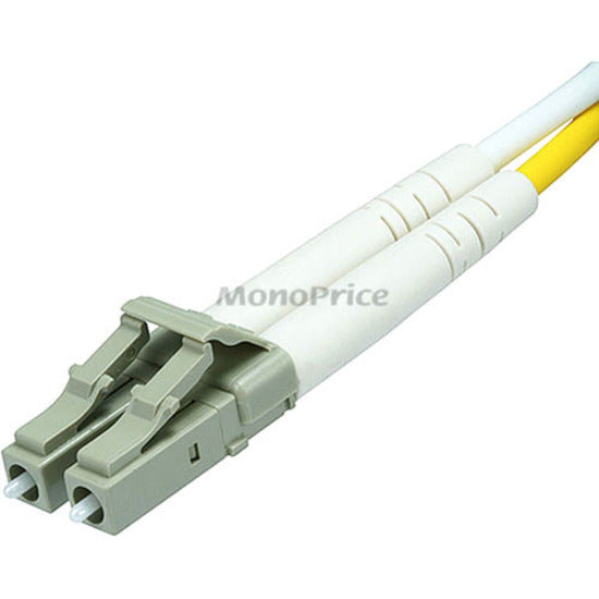 Monoprice 10Gb Fiber Optic Cable, LC/SC, Multi Mode, Duplex - 3 Meter (50/125 Type) - Aqua