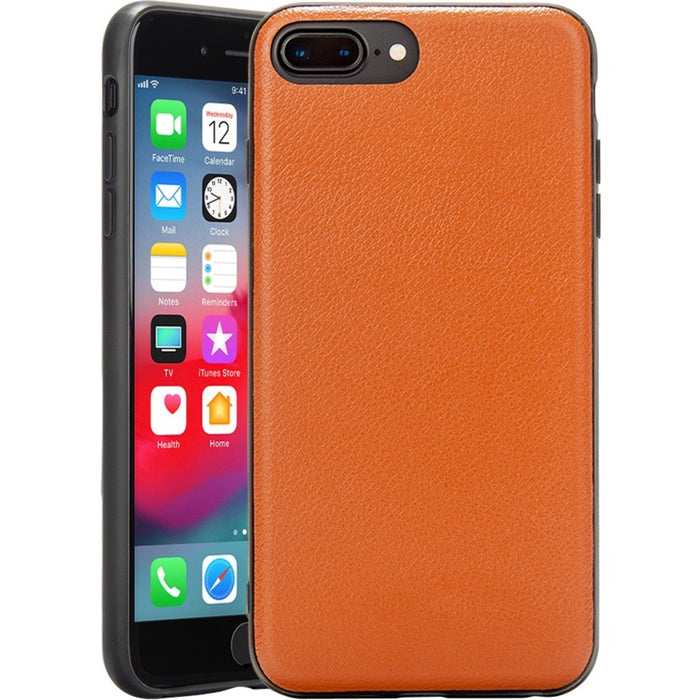 Rocstor Premium Bliss Collection Genuine Leather case for iPhone&reg; 8 Plus, 7 Plus, 6 Plus & 6s Plus - Camel
