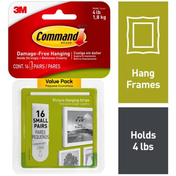Command Small Picture Hanging Strips Value Pack
