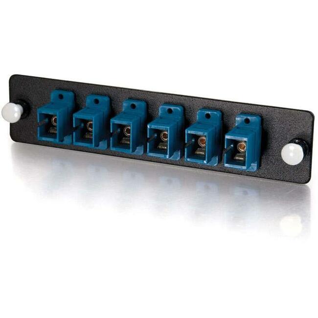 C2G Q-Series 6-Strand, SC, PB Insert, MM/SM, Blue SC Adapter Panel