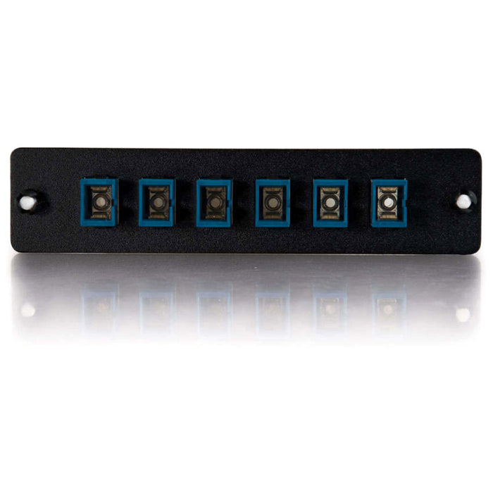 C2G Q-Series 6-Strand, SC, PB Insert, MM/SM, Blue SC Adapter Panel