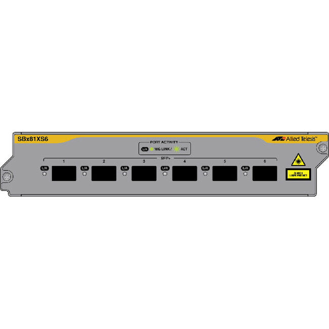 Allied Telesis 6-Port 10GbE SFP+ Ethernet Line Card