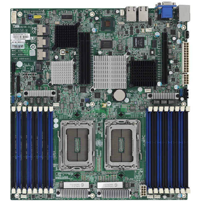 Tyan S8236-IL Server Motherboard - AMD SR5690 Chipset - Socket G34 LGA-1974 - SSI EEB