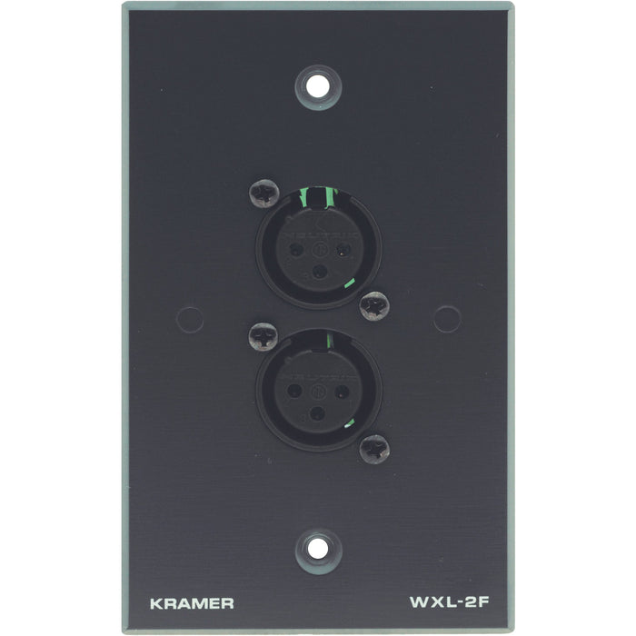 Kramer WXL-2F Audio Faceplate