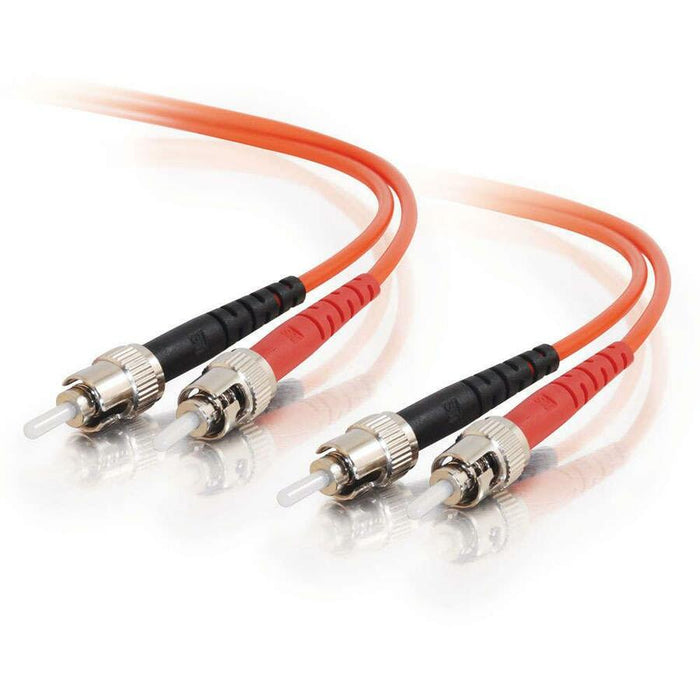 C2G-3m ST-ST 62.5/125 OM1 Duplex Multimode Fiber Optic Cable (TAA Compliant) - Orange
