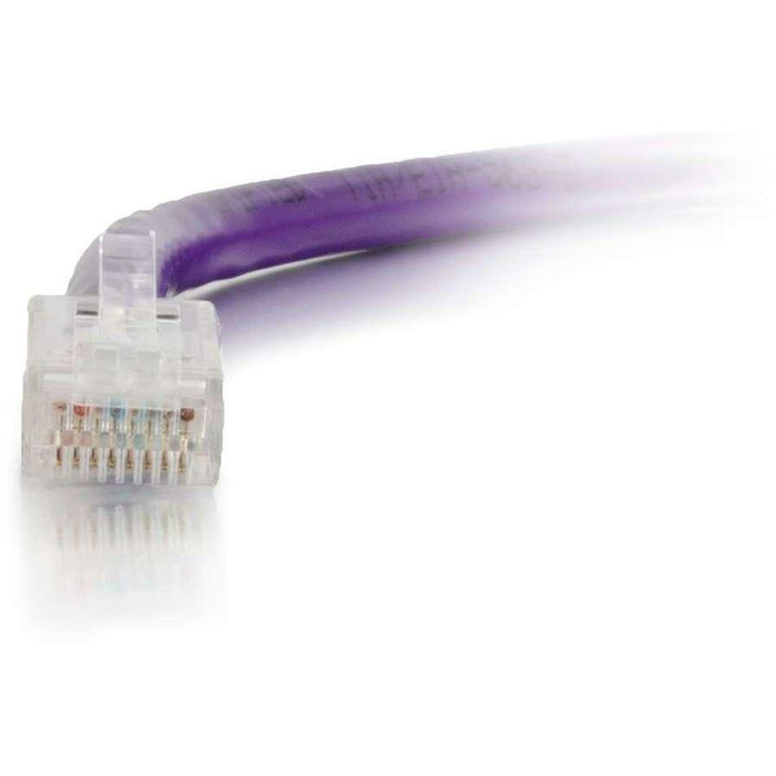 C2G-12ft Cat6 Non-Booted Unshielded (UTP) Network Patch Cable - Purple