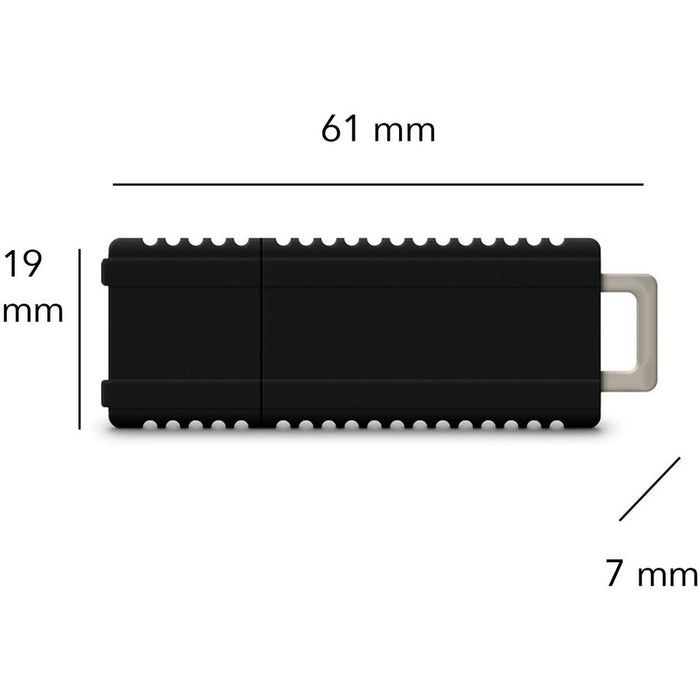 Centon DataStick Elite 8GB USB 3.0 - Black