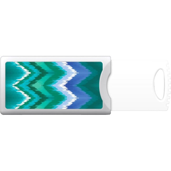 OTM 8GB Push USB 2.0 Bold Collection, Teal/Blue