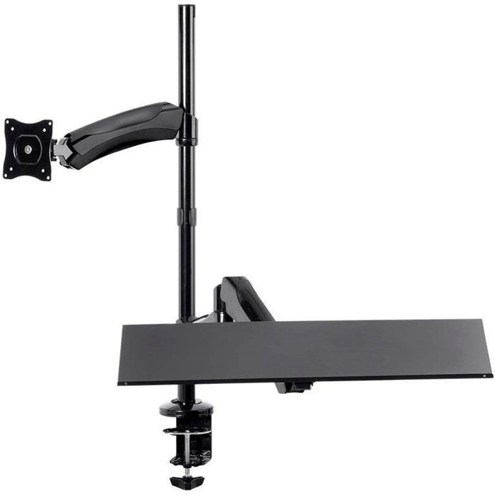 Monoprice Sit-Stand 15718 Desk Mount for Monitor, Keyboard