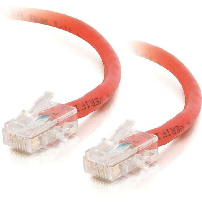 C2G-5ft Cat5e Non-Booted Crossover Unshielded (UTP) Network Patch Cable - Red