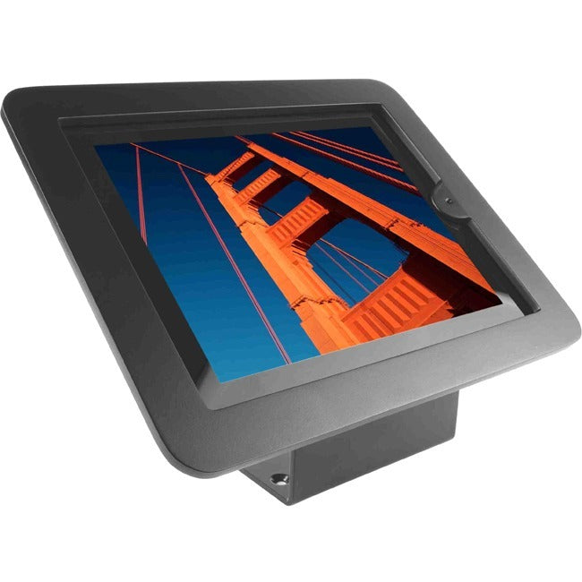 iPad 2/3/4/Air/Air2 Secure Executive Enclosure with 45&deg; Kiosk Black