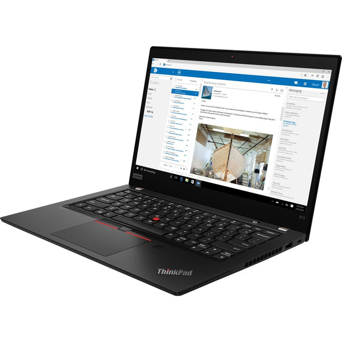 Lenovo ThinkPad X13 Gen 1 20T2001NUS 13.3" Notebook - Full HD - 1920 x 1080 - Intel Core i7 10th Gen i7-10610U Quad-core (4 Core) 1.80 GHz - 16 GB Total RAM - 512 GB SSD - Black