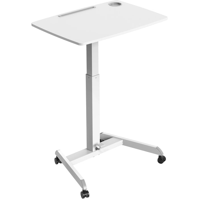 Kantek Adjustable Height Mobile Sit Stand Desk