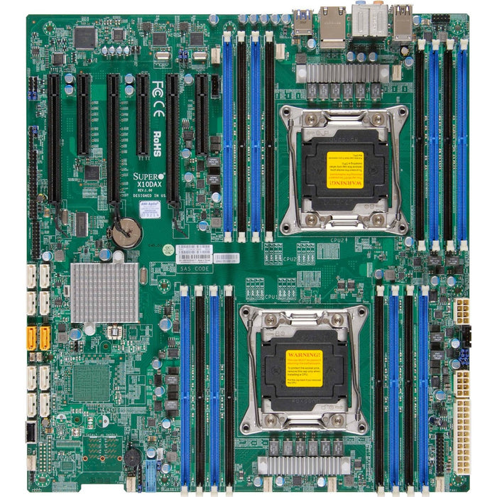 Supermicro X10DAX Server Motherboard - Intel C612 Chipset - Socket LGA 2011-v3 - Extended ATX