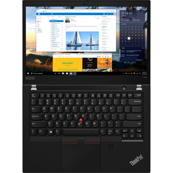 Lenovo ThinkPad T490 20N3S0N300 14" Notebook - 1920 x 1080 - Intel Core i5 8th Gen i5-8265U Quad-core (4 Core) 1.60 GHz - 24 GB Total RAM - 256 GB SSD - Glossy Black