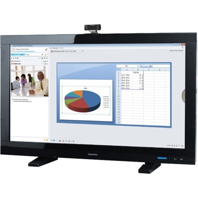 ClearOne Collaborate Console, Single Display Without Windows Operating System