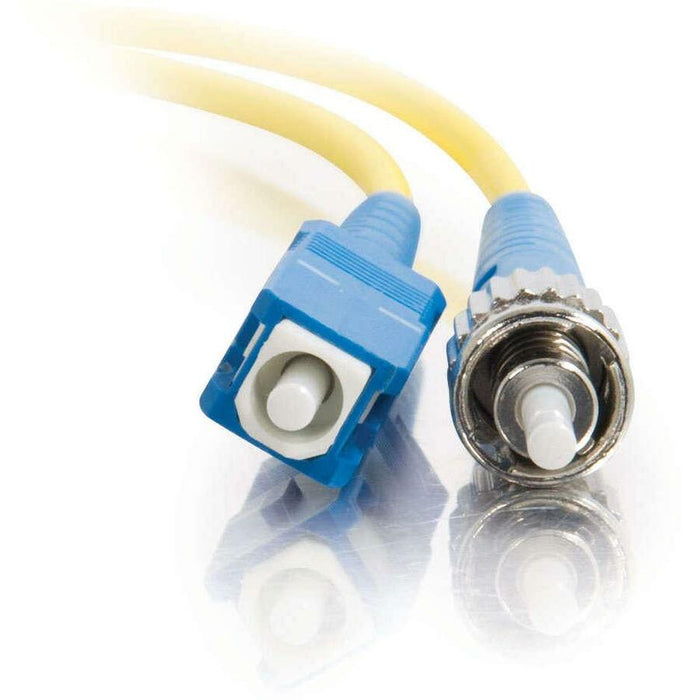 C2G-3m SC-ST 9/125 OS1 Simplex Singlemode Fiber Optic Cable (Plenum-Rated) - Yellow
