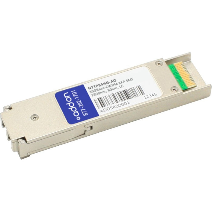 AddOn Ciena NTTP84HG Compatible TAA Compliant 10GBase-CWDM XFP Transceiver (SMF, 1590nm, 80km, LC)