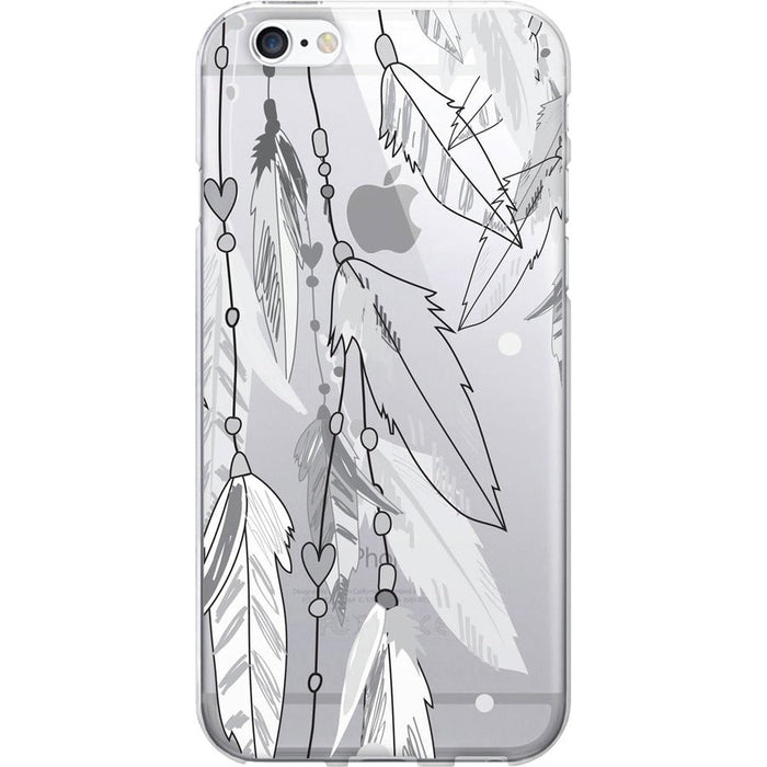 OTM iPhone 6 Clear Case Hipster Collection, Grey Dream Catcher