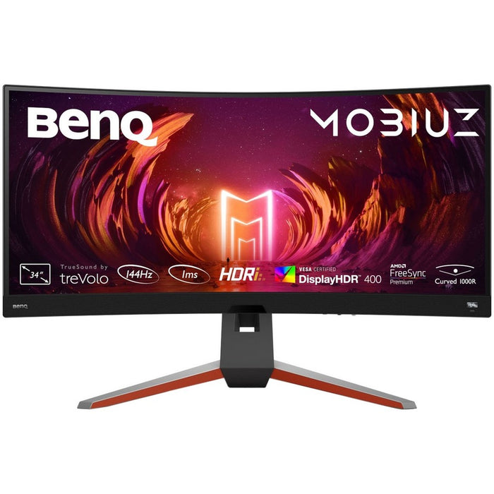 BenQ MOBIUZ EX3410R 34" WQHD Curved Screen LED Gaming LCD Monitor - 21:9