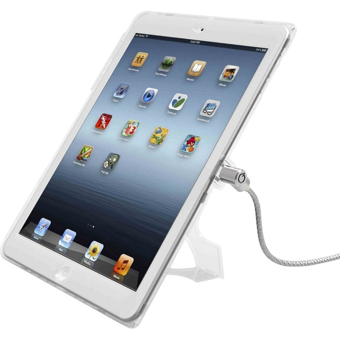 iPad Lockable Case Bundle With T-Bar Cable Lock and iPad Air Security Case / Cover Clear. For iPad Air 1 / Air 2