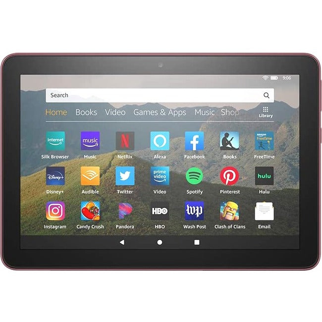 Amazon Fire HD 8 Tablet - 8" WXGA - Quad-core (4 Core) 2 GHz - 2 GB RAM - 32 GB Storage - Plum