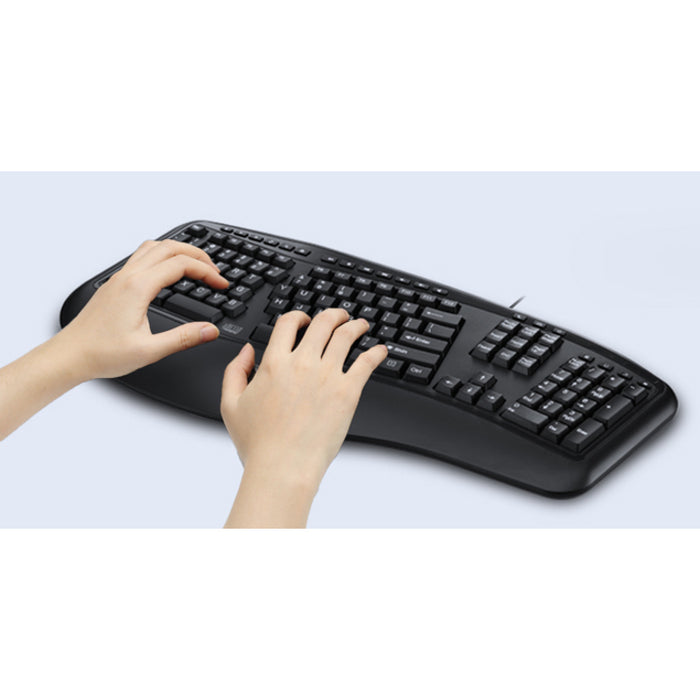 Adesso Desktop Ergonomic Keyboard (TAA Compliant)