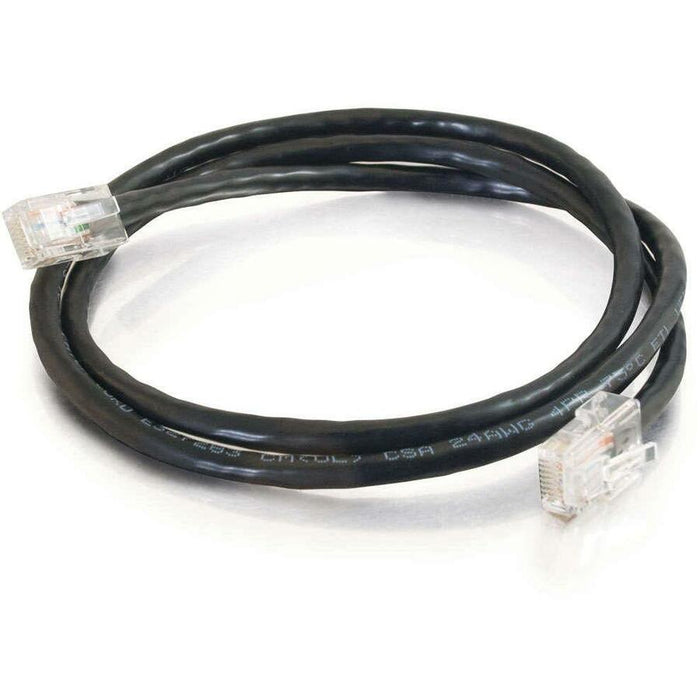 C2G-25ft Cat5e Non-Booted Crossover Unshielded (UTP) Network Patch Cable - Black