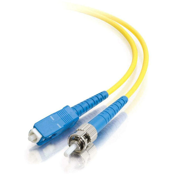 C2G 9m SC-ST 9/125 OS1 Simplex Singlemode Fiber Optic Cable (Plenum-Rated) - Yellow