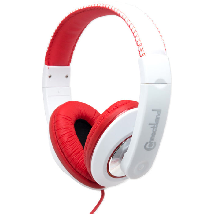 SYBA Multimedia Binaural Design Red / White Headset