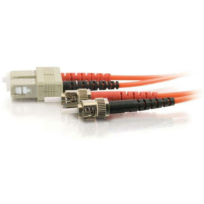 C2G-4m SC-ST 62.5/125 OM1 Duplex Multimode Fiber Optic Cable (TAA Compliant) - Orange
