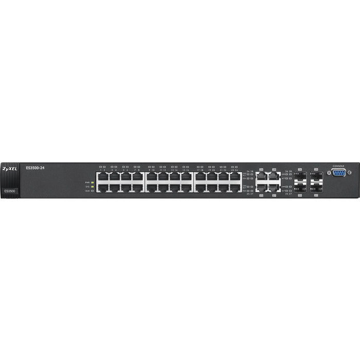 ZYXEL 24-Port FE L2 Switch with Four GbE Combo Ports